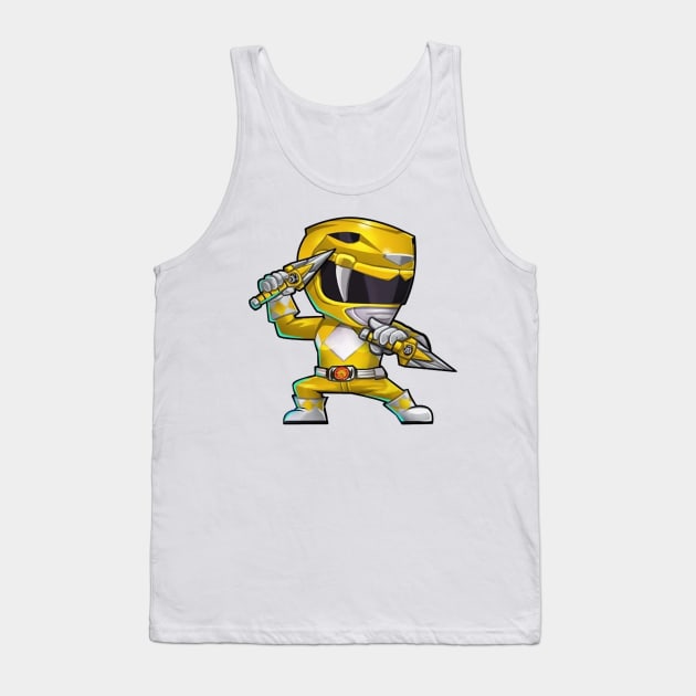 yellow ranger Tank Top by mprokolo corgi